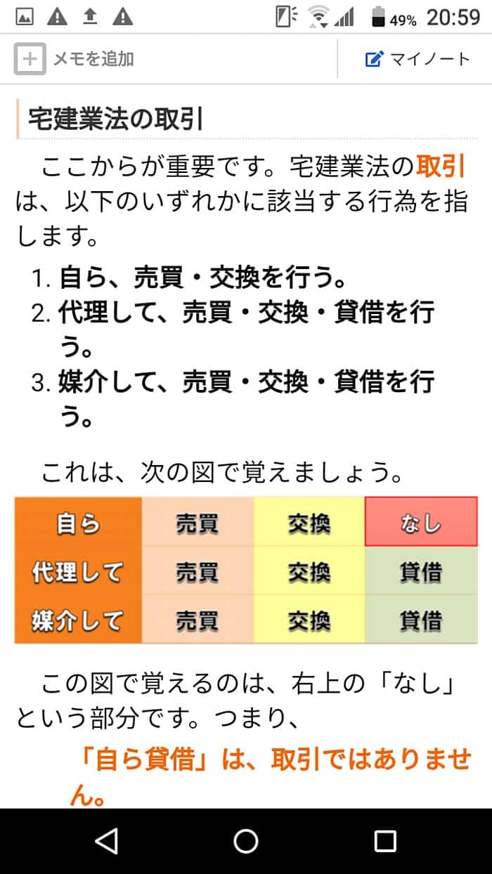 スタディング(STUDYing)のフルカラーWEBテキスト